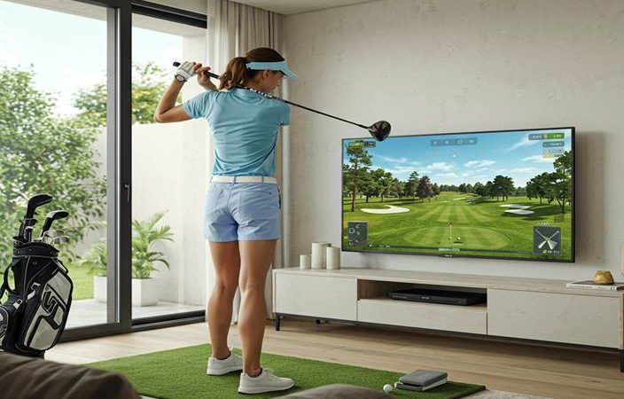 Golf Training Aid for Distance Control